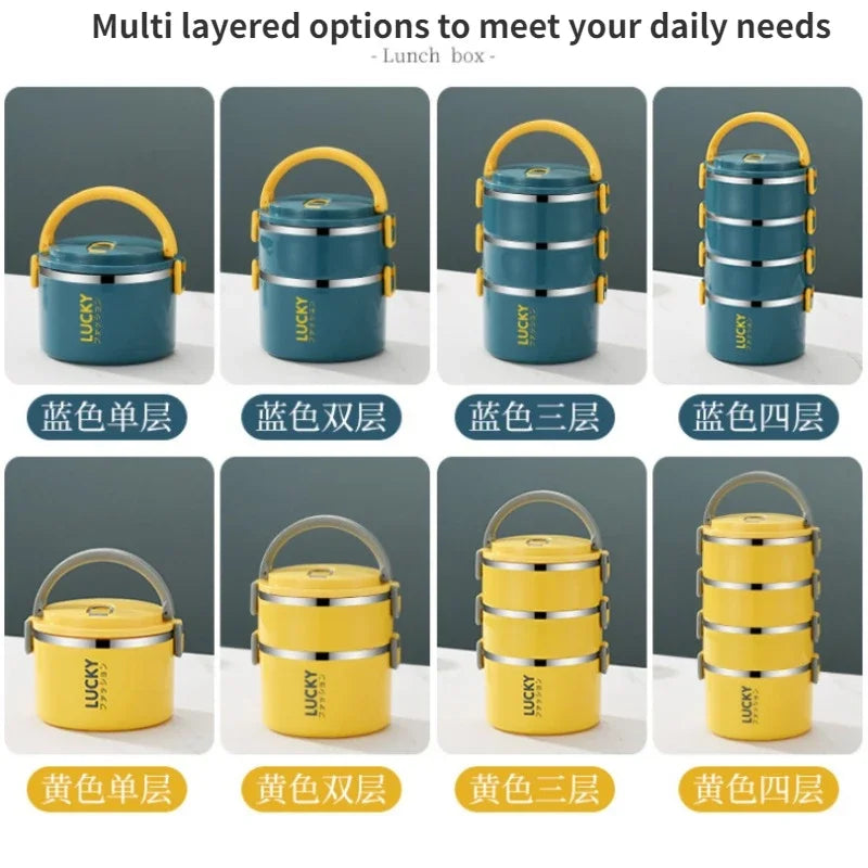 Portable Lunch Box Thermo Insulation Bento Thermos Containers Bento Bag Food Warmer for Kids Food Containers