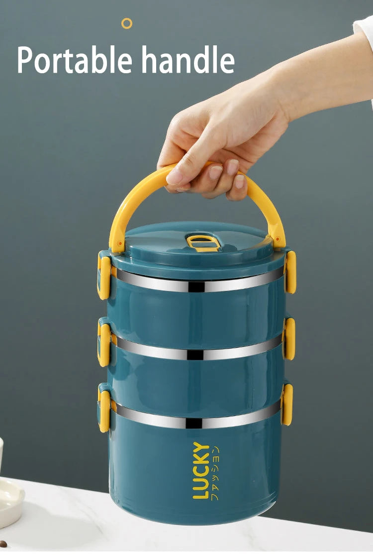 Portable Lunch Box Thermo Insulation Bento Thermos Containers Bento Bag Food Warmer for Kids Food Containers