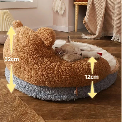 Removable Cat Bed Dog Sofa Pet Pad Cat Nest Pet Bed for Small Medium Dogs Cats Comfortable Plush Puppy Bed Pet Supplies