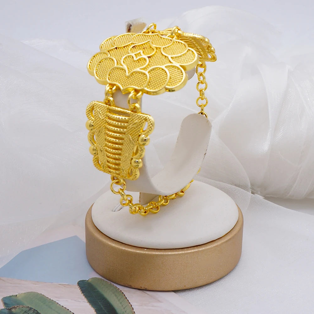 2023 Fine Jewelry Sets For Women Dubai Bridal Wedding Gifts Necklace Bracelet Earrings Ring Jewellery Set African Bead jewelry