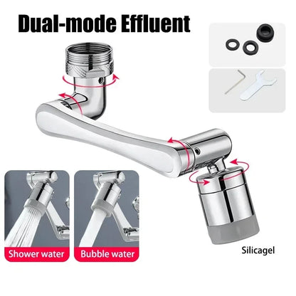 Metal 1080° Rotating Metal Faucet Sprayer Kitchen Saving Water Nozzle Tap Bathroom Faucet Extend Adaptor 22/24mm Bubbler