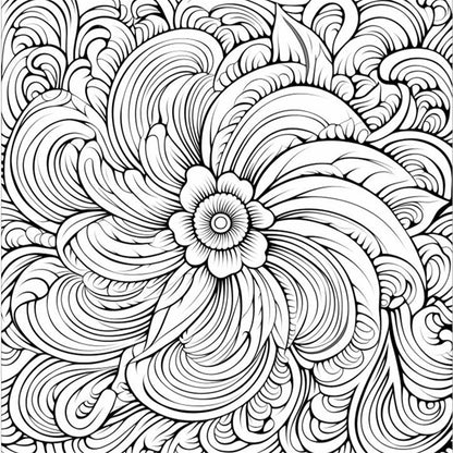 Mandala Animal Paradise Art Coloring Book 22 Page Gift For Birthday Party Relieve Stress Kill Time Graffiti Painting Drawing