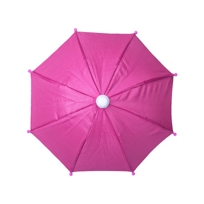 1PC Style Colorful Plastic Mini Umbrella Rain Gear Toy Umbrella Baby Toy Girl Gift Doll Embellishment Doll Clothing Decoration
