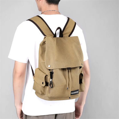 Men Backpack Retro Travel Bagpack Large Capacity Backbag College Student school bags for teenager Men Shoulder bag