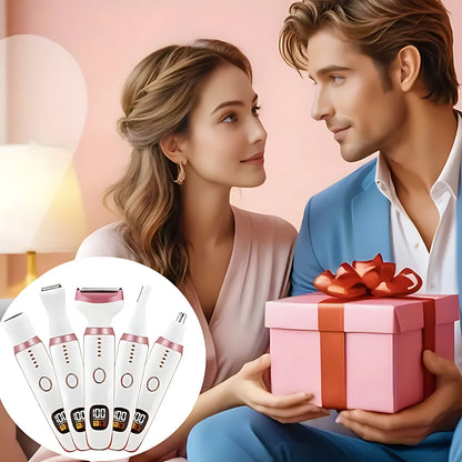 Women Epilator Trimmer Electric Lady Shaver Groin Armpit Arm Leg Bikini Hair Razor Rechargeable Lithium Battery Grooming Kit