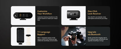Hollyland LARK MAX 2 Professional Wireless Lavalier Mini Microphone for iPhone iPad Android Live Broadcast Gaming Recording Vlog