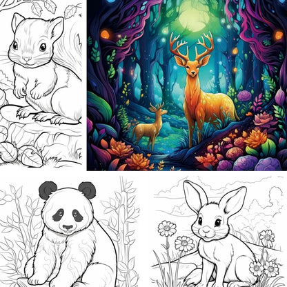 1pc Art Coloring Book 22 Page Coloring Books Gift For Birthday Party Relieve Stress Kill Time Graffiti Painting Drawing Art Book