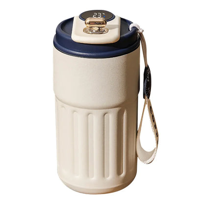 Premium products Intelligent thermos coffee LED temperature display coffee cup 316 stainless steel tumbler portable thermos