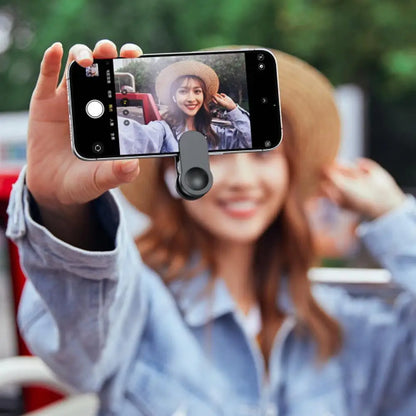 Smartphone Camera Mirror Reflection Clip Kit Portable Mobile Phone Camera Mirror Clip With Storage Bag Phone Rear Selfie Mirror