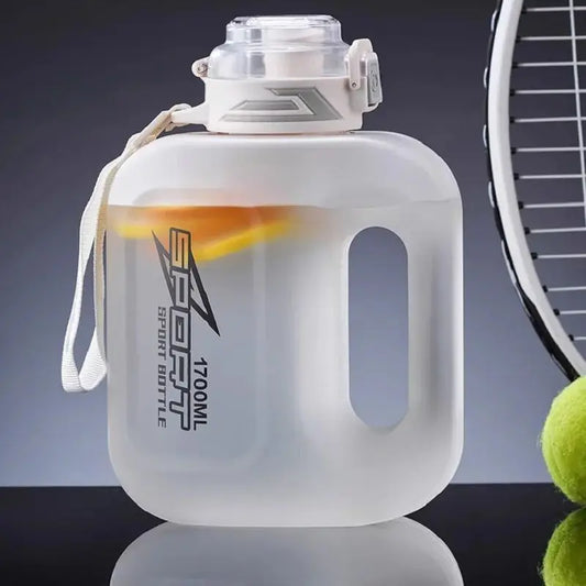 GIANXI Kettle 1.7L Large Capacity Portable Sports Kettles Outdoor Sealed Leak Proof Double Drink Sports Water Cup