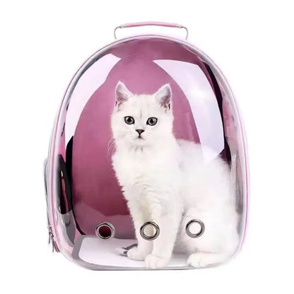 Pet Backpack for Cats Breathable Cat Bubble Backpack Portable Pet Space Capsule for Travel Hiking Camping Essential Pet Travel