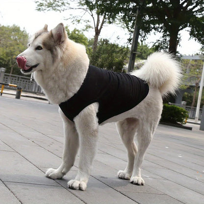 1pc Cotton Dog Vest, Pet Clothes For Golden Retriever, Samoyed, Labrador - Comfort Fit For Small To Large Breeds, Teddy Cotton
