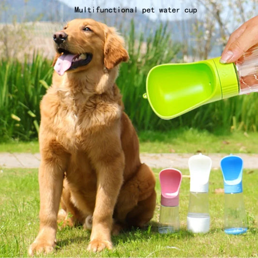Pet water bottle, dog kettle, outdoor water supply, portable water and food bottle, outdoor water cup, water dispenser