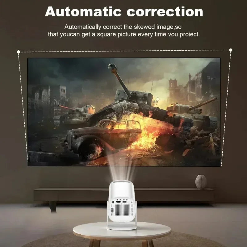 P30 Projector | Android 11 OS | 4K HDR | 1080P Resolution | 2.4G/5G WiFi | BT 5.0 | Outdoor Movie Night