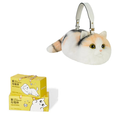 Shopping Coin Purse New Cute Popular Cat Small Bag Smooth Hand Feeling Not Easy To Lose Hair Net Red Chain Crossbody Bag