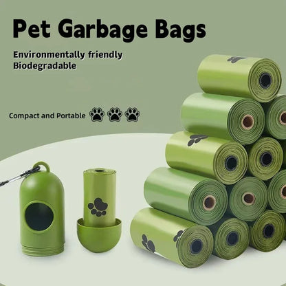 Dog Poop Bags Biodegradable Leak Proof Pet Waste Bags for Dog Walking Outdoor Cleaning Cat Litter Bag Dispenser Bulk Pack
