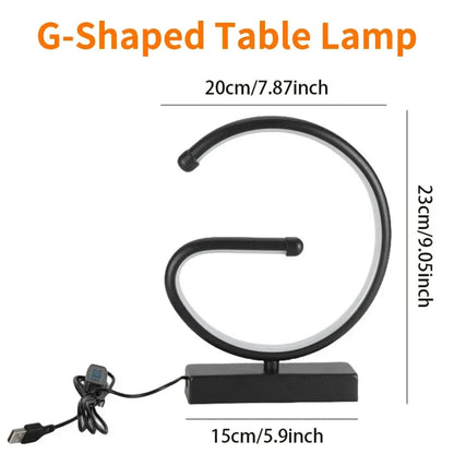 Slaapkamer Ringlamp Woonkamer Driekleurig Dimbare Bedlampje Led Nachtlampje Ambient Light Desk Nightstand Table Accessories