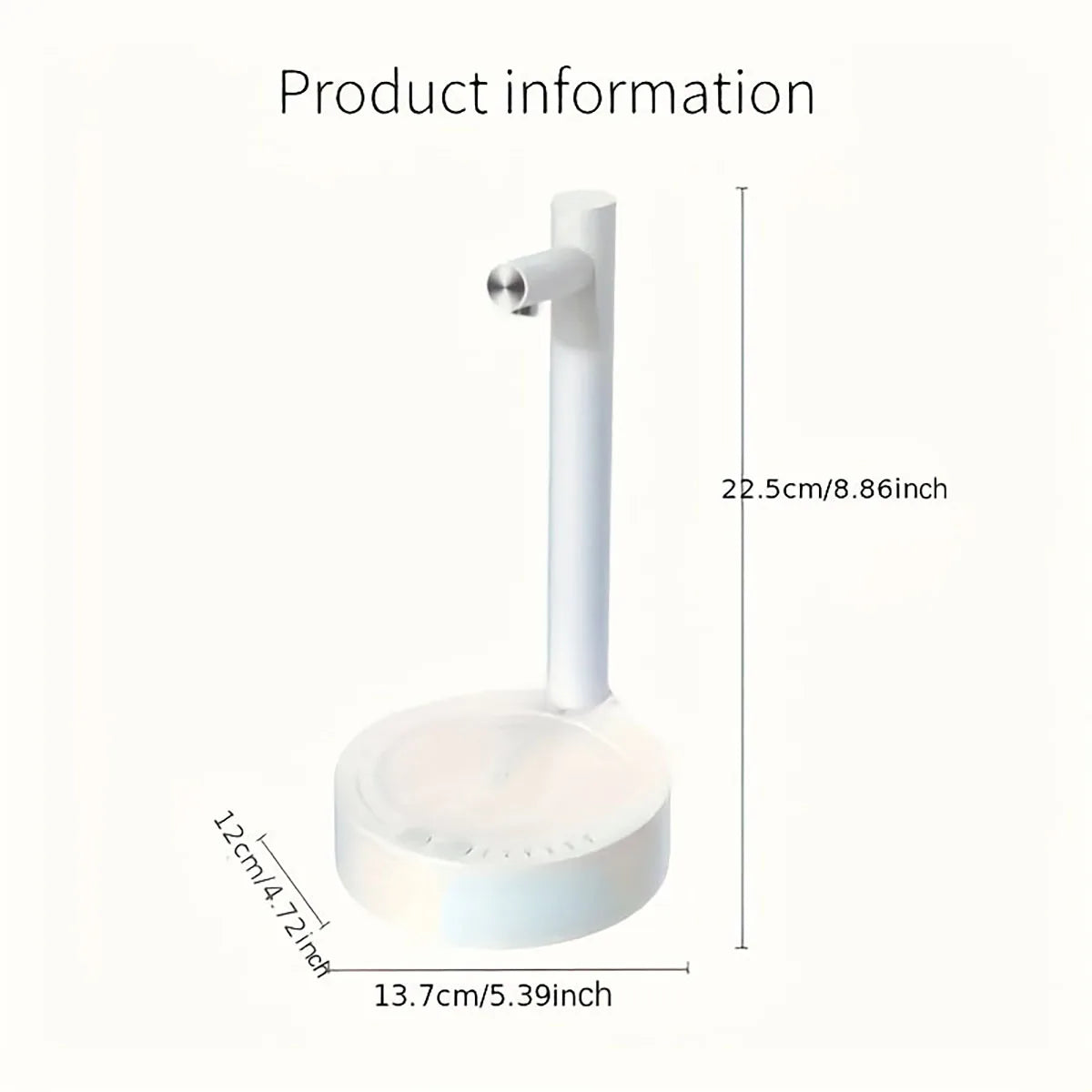 1 USB rechargeable smart desktop water pump, bucket type electric water dispenser, automatic small water pump, suitable for outd