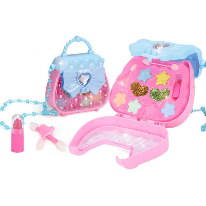 Kids Make up Kit  Handbag Makeup Toys Gift Environmentally Friendly Odorlessfor Toddler Little Princess Girls Birthday Party