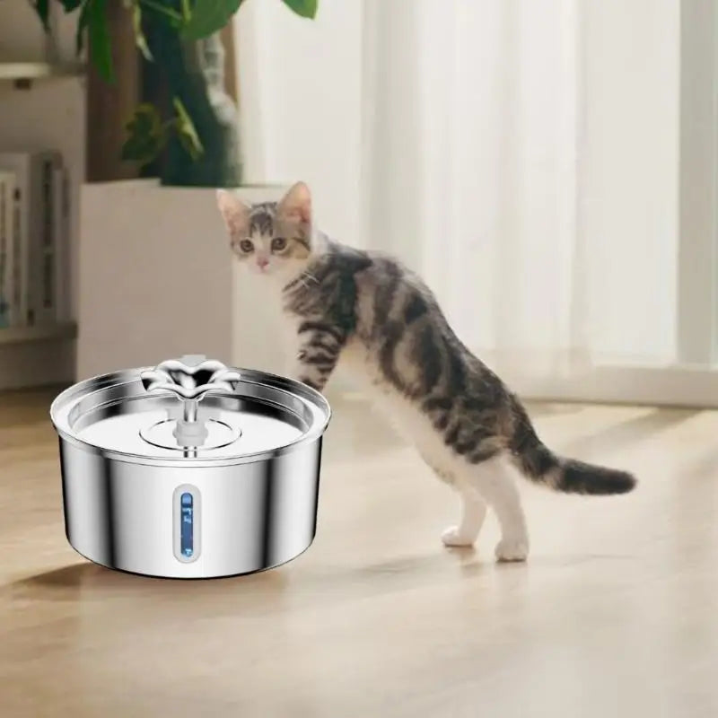 G92C 2.6L Automatic Pet Water Dispenser Drinking Fountain Cats Dog Watering Supply