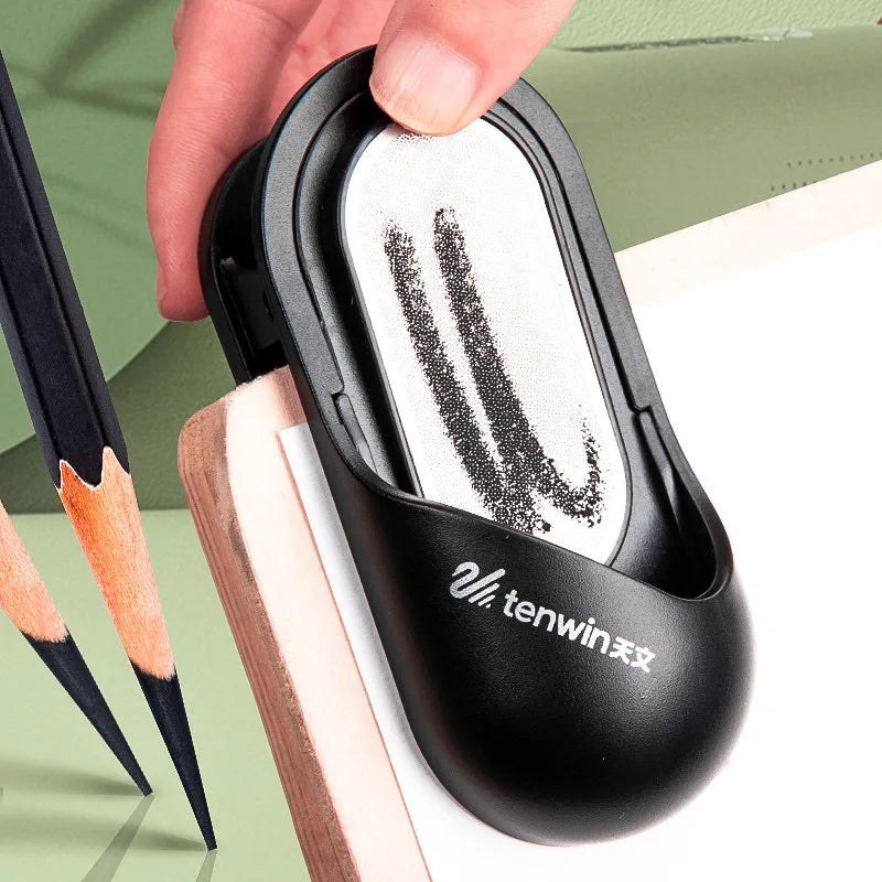 Bview Art Wooden Pencil Refill Nib Sharpener with Sketchpad Clip Design Smooth Pencil Sharpener Art Supplies