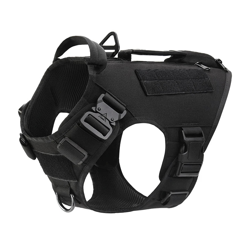Military Large Dog Harness Training Pet Vest for French Bulldog German Shepherd Malinois Tactical Harnesses For Dogs Accessories