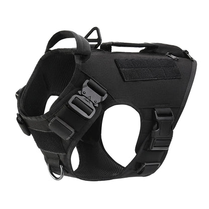 Military Large Dog Harness Training Pet Vest for French Bulldog German Shepherd Malinois Tactical Harnesses For Dogs Accessories