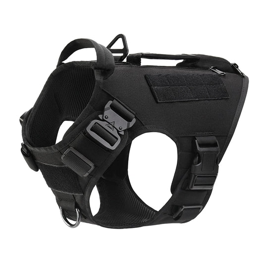 Military Large Dog Harness Training Pet Vest for French Bulldog German Shepherd Malinois Tactical Harnesses For Dogs Accessories