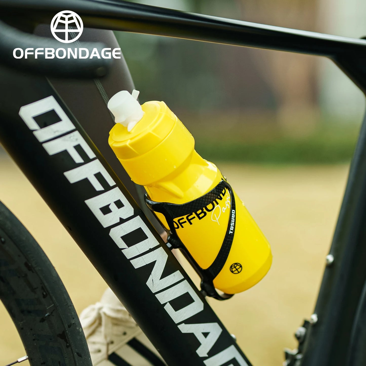 OFFBONDAGE 710ml Bicycle Bottle Mountain Road Bike Water Bottle Outdoor Sports Plastic Portable Large Capacity Drink Cycling