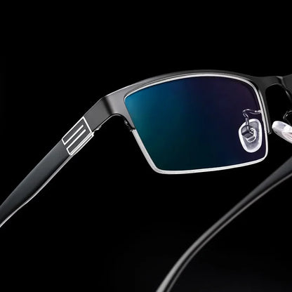 Ultra Light Outdoor Driving Protection Glasses Half Frame Myopia Glasses Business Color-changing Male Female Near Sight Glasses