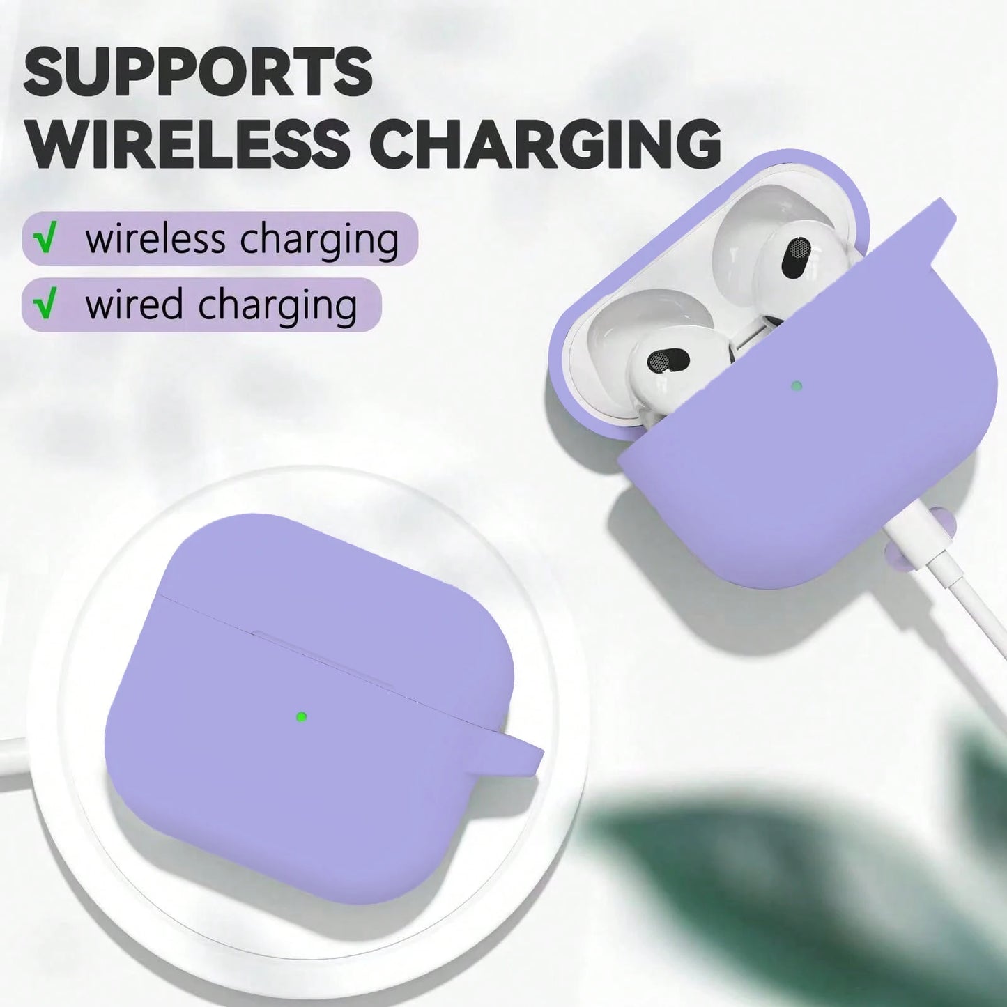 Earphone Case for AirPods Pro2 Cover with Cleaner Kit Soft Silicone Protective with Hook Wirless Headphones Cover