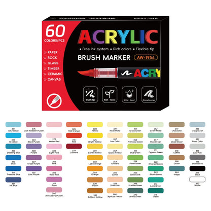 12-168 Colors Direct Liquid Marker Pen Set,DIY Hand Drawn,Graffiti Paint Art Acrylic Paint Pens,Perfect for Artist/Student