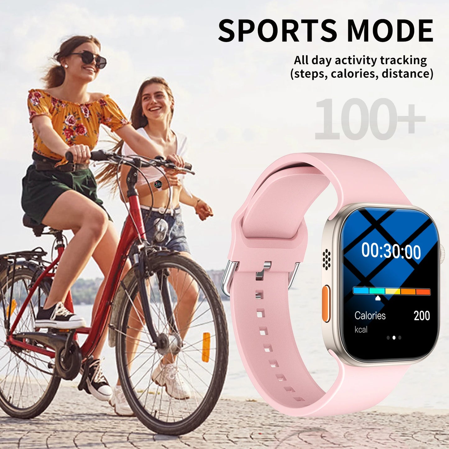 Smart Watch Multi-functional sports smart watch ,Wireless Calling, Personalized the Watch Faces,Music control