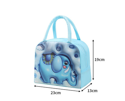 Kids Lunch Bag for School Portable Thermal Bag Children Cartoon Insulated Lunch Bag Cooler Bento Pouch Dinner Container Handbags