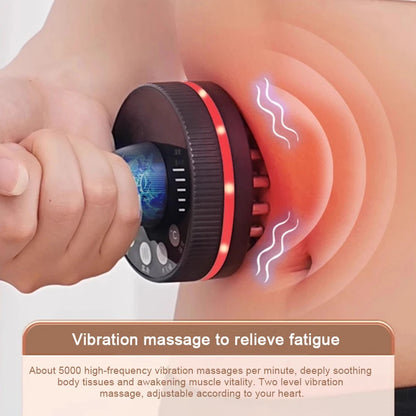 Home electric meridian brushing and scraping instrument, muscle and five element unblocking device, massage