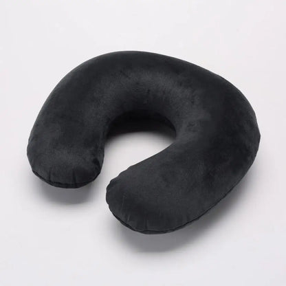 U-shaped Neck Pillow Inflatable Fatigue Relief Travel Pillow Flight Headrest Sleep U-shaped Cushion for Plane