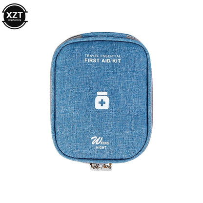 Mini Medicine Storage Bag Portable Camping Outdoor Travel First Aid Kit Medicine Bags Organizer Emergency Survival Bag Pill Case