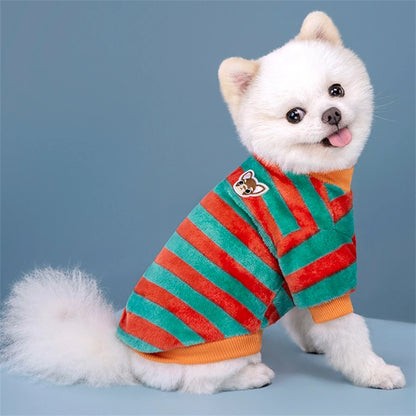 Winter Soft Dogs Coat, Warm Fleece Puppy Clothes For Small Dogs Pullover Sweater Sweatshirt Pet Costumes Christmas Gift