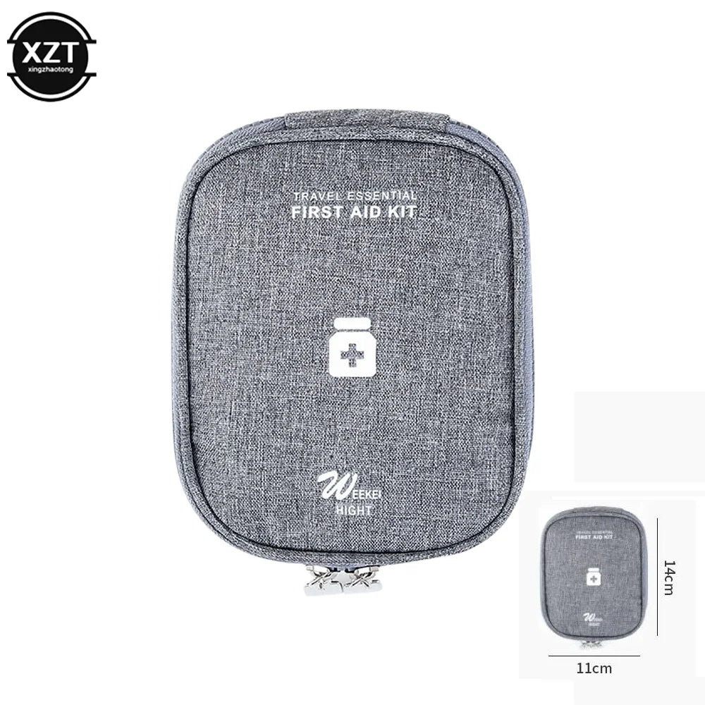 Mini Medicine Storage Bag Portable Camping Outdoor Travel First Aid Kit Medicine Bags Organizer Emergency Survival Bag Pill Case