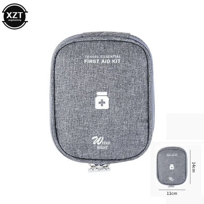 Mini Medicine Storage Bag Portable Camping Outdoor Travel First Aid Kit Medicine Bags Organizer Emergency Survival Bag Pill Case