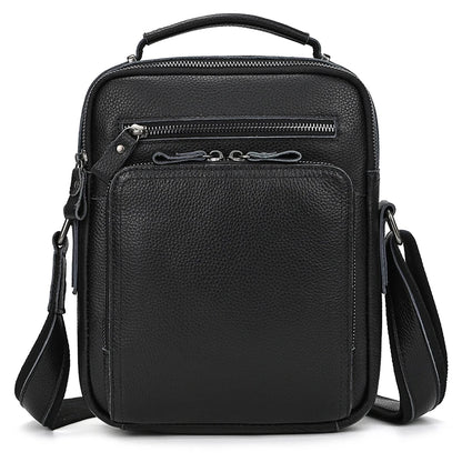 Newsbirds Leather Shoulder Bag Vintage Style Crossbody Bag Books School Bag Of Men Male Daily Messenger Bag Crazy Horse Skin