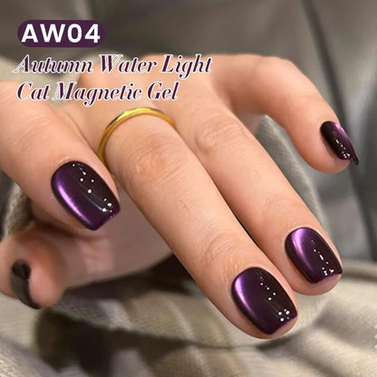 BORN PRETTY 10ml Water Light Cat Magnetic Gel for Autumn Winter Naills Semi Permanent Soak Off UV Gel Manicure Nail Art Varnish