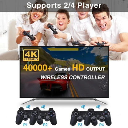G11 Pro Game Box Video Game Console 256G Built-in 60000+ Retro Games 2.4G Wireless Gamepad 4K HD TV Box Game Console for PS1/GBA
