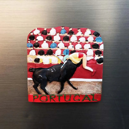 Europe Spain 3D Refrigerator Magnet Tourist Souvenirs Stickers,Home & Kitchen Decoration Fridge Magnet Message Sticker