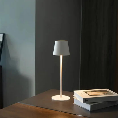 Nordic LED Table Lamp Rechargeable Touch Dimmable Desk Lamp bedroom decoration Home Dining Room Coffee Shop Simple Room Decor