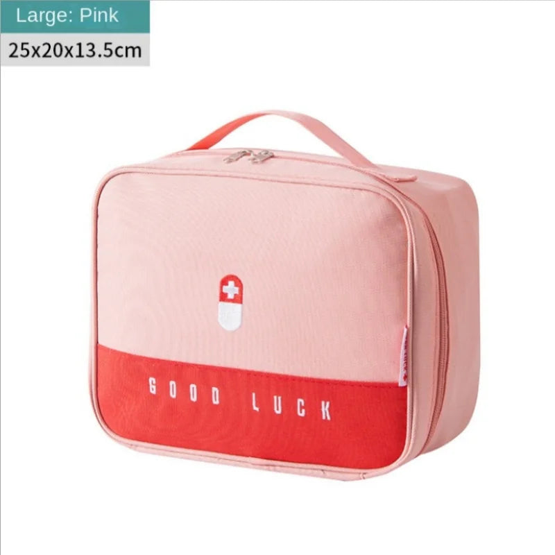Portable Medicine Bag Cute First Aid Kit Medical Emergency Kits Organizer Outdoor Household Medicine Pill Storage Bag Travel