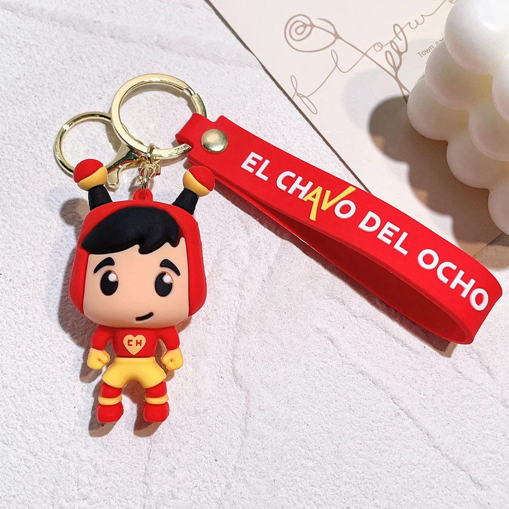 Hot Game Friday Night Funkin Keychain Cute 3D Model Silicon Keychain for Backpack Keyrings Accessories Fans Gifts Trinkets