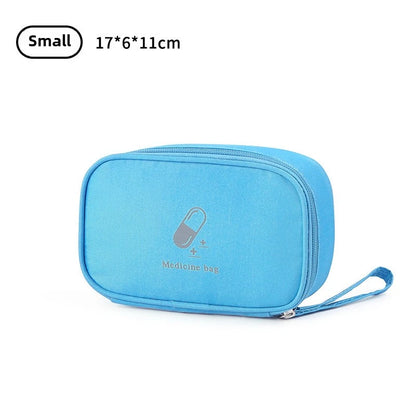 Portable Medical Bag, Travel Bag, Large Capacity Medicine Storage Box, Household Emergency Medicine Reserve, First Aid Kit