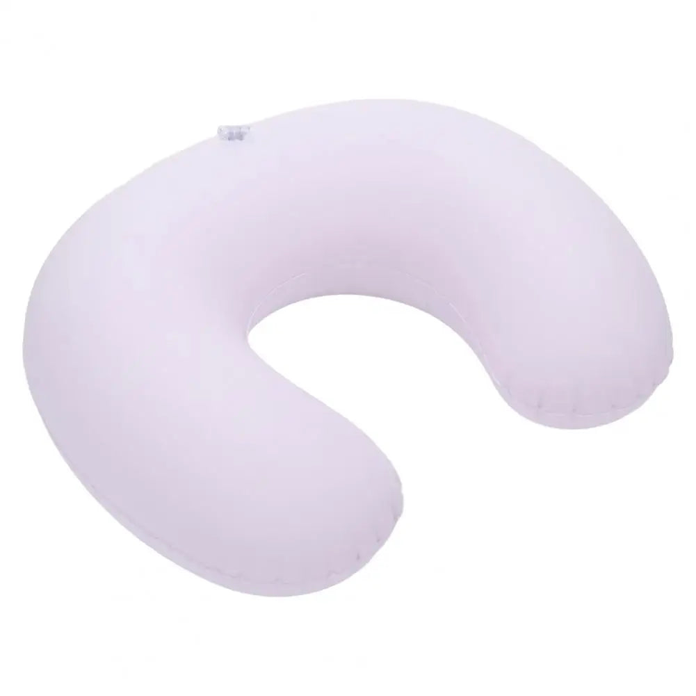 U-shaped Neck Pillow Inflatable Fatigue Relief Travel Pillow Flight Headrest Sleep U-shaped Cushion for Plane