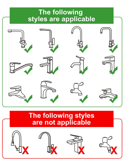 Metal 1080° Rotating Metal Faucet Sprayer Kitchen Saving Water Nozzle Tap Bathroom Faucet Extend Adaptor 22/24mm Bubbler